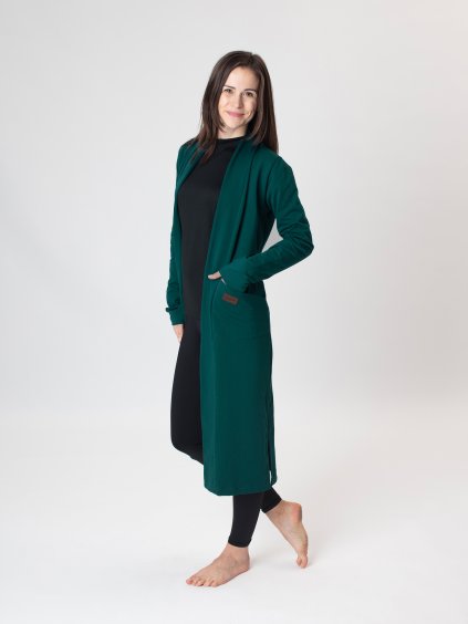 Drexiss kardigan CAPPO+ DARK GREEN