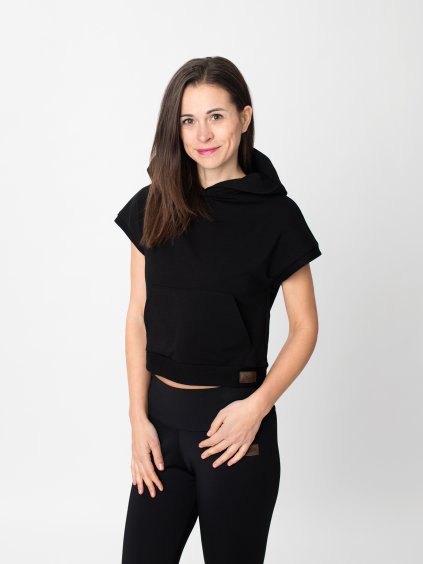 Drexiss crop top YAYA BLACK