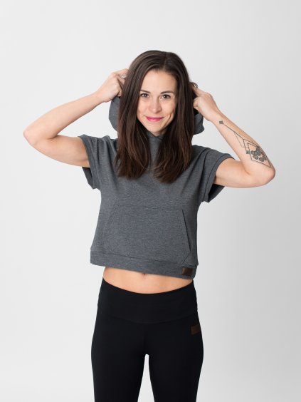 Drexiss crop top YAYA GRAFIT
