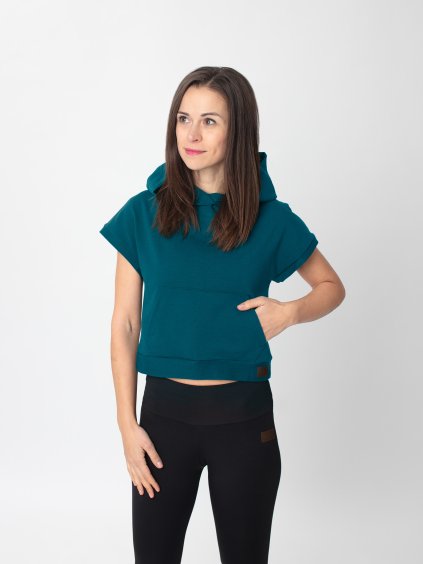 Drexiss crop top YAYA SMARAGD (2)