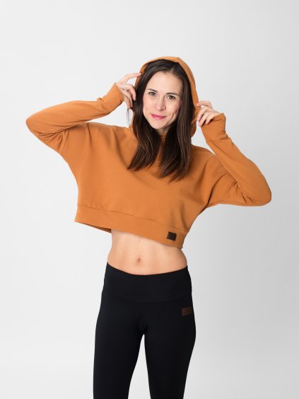 Drexiss crop top YAYA LONG CAMEL
