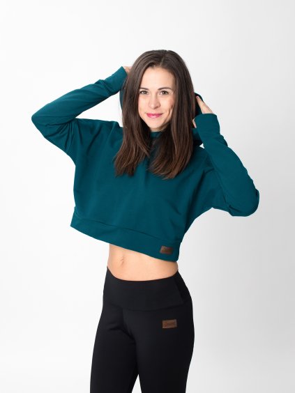 Drexiss crop top YAYA LONG SMARAGD