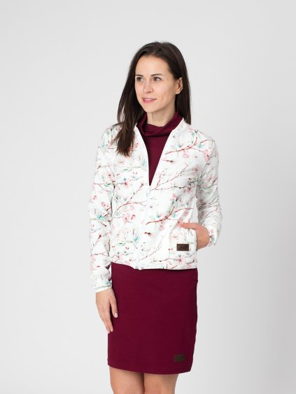 Drexiss BOMBER FLOWERS VI, Drexiss šaty WINTER WINE (2)