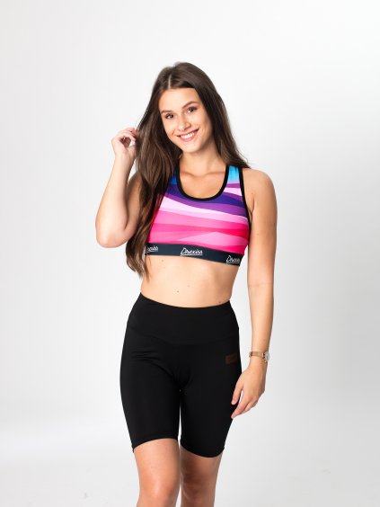 Drexiss sportovní podprsenka SHAPES PINK