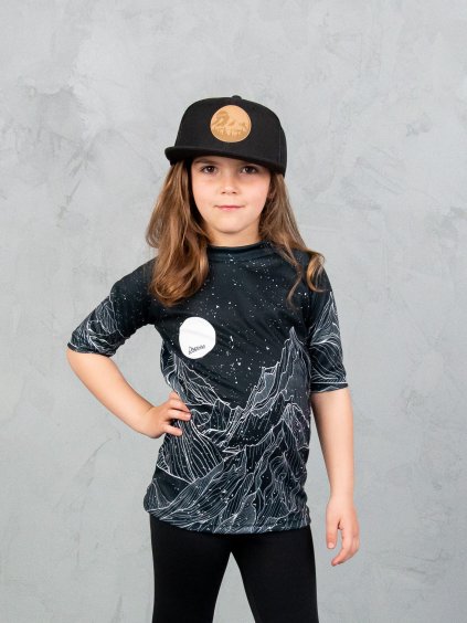 Drexiss ALL DIAMOND BEACH BLACK COOLMAX krátký rukáv