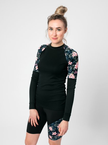 Drexiss ZONE MOON FLOWERS COOLMAX dlouhý rukáv a sportovní kraťasy MOON FLOWERS