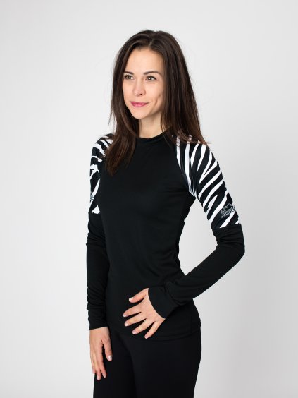 Drexiss ZONE ZEBRA COOLMAX dlouhý rukáv