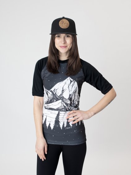 Drexiss FULL FOLLOW THE MOUNTAIN COOLMAX krátký rukávDrexiss kšiltovka BLACK