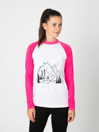 Drexiss FULL SKIALP PINK COOLMAX dlouhý rukáv