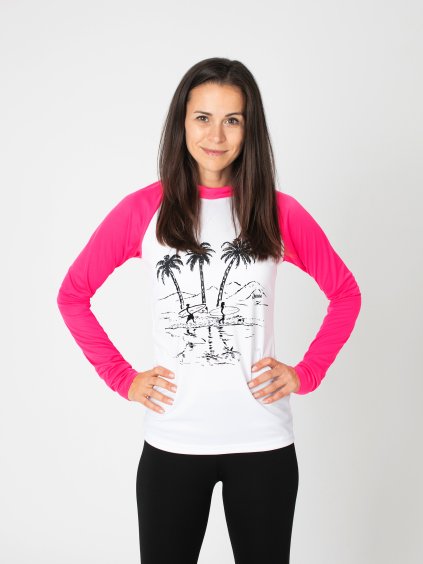 Drexiss FULL SURF PINK COOLMAX dlouhý rukáv