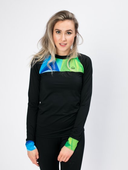Drexiss termotriko SHAPES GREEN BLUE
