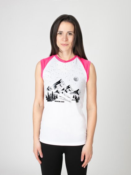 Drexiss CoolMax tílko FULL MOUNTAIN LOVER PINK