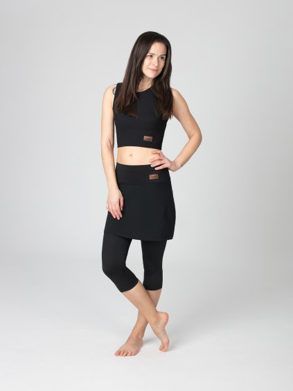 Drexiss outdoor sukně 3 4 BLACK, Drexiss funkční tílko FEEL BLACK