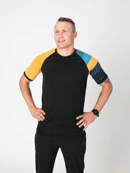 Drexiss pánské ZONE STRIPE OKR COOLMAX krátký rukáv