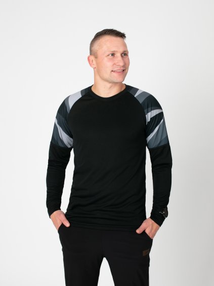 Drexiss pánské ZONE SHAPES BLACK COOLMAX dlouhý rukáv