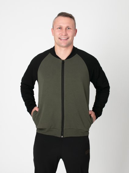 Drexiss pánský BOMBER DOUBLE DARK KHAKI