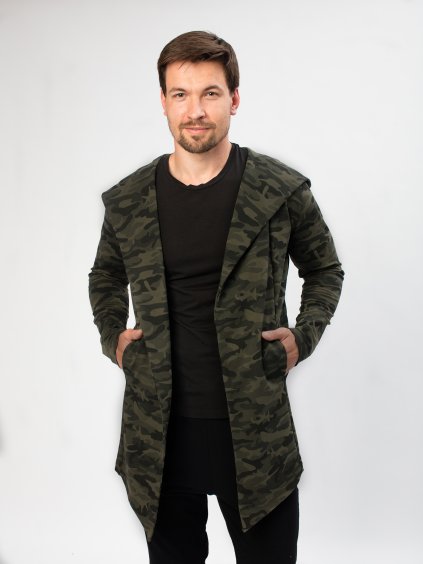 Drexiss pánský kardigan CAPPO ARMY
