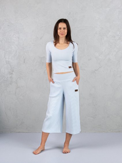 Drexiss kalhoty SOUL MIDI LIGHT BLUE, Drexiss tričko GRACE LIGHT BLUE