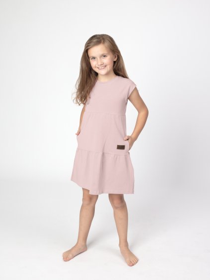 Drexiss dětské letní šaty SOFIE OLD PINK