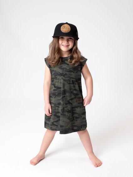 Drexiss dětské letní šaty SOFIE ARMY, Drexiss kšiltovka BLACK