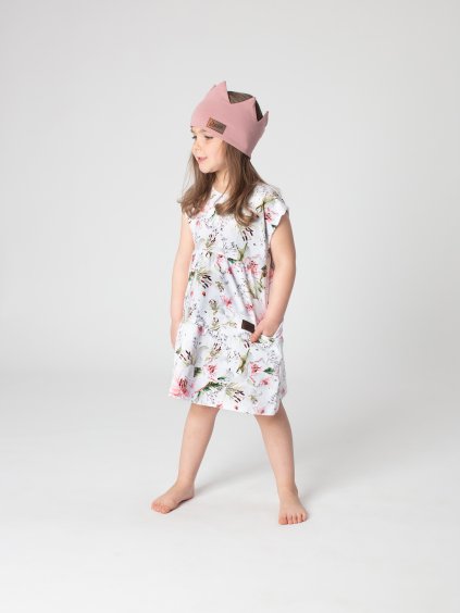 Drexiss dětské letní šaty SOFIE LILIE, Drexiss korunka OLD PINK