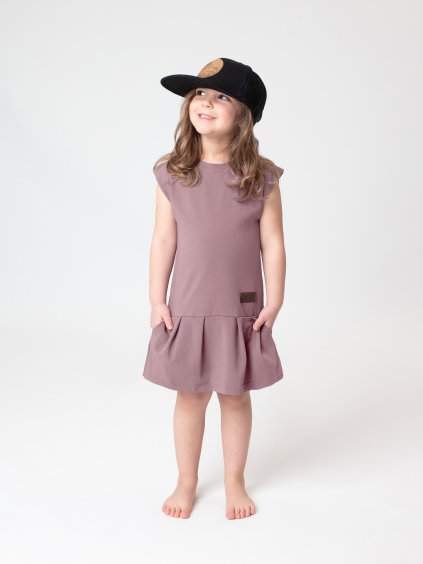 Drexiss dětské letní šaty GAB OLD VIOLET, Drexiss kšiltovka BLACK