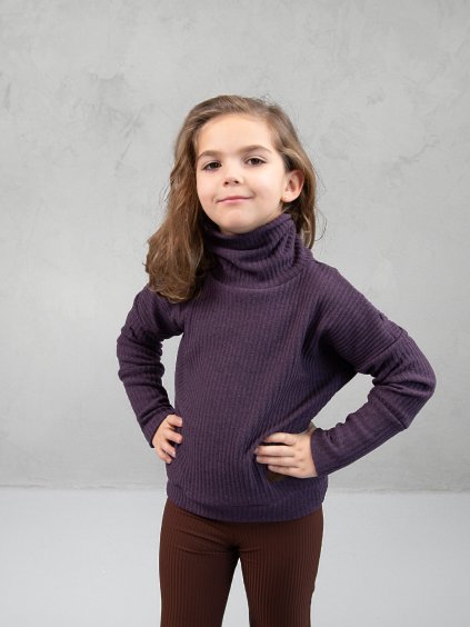 Drexiss dětský svetr LOTA VIOLET LINE