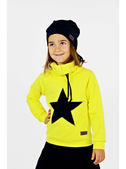 Drexiss mikina stojáček YELLOW STAR
