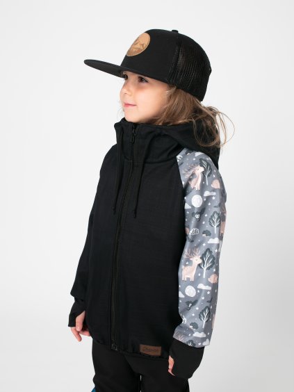 Drexiss softshellová bunda GREY FOREST, Drexiss kšiltovka BLACK (2)
