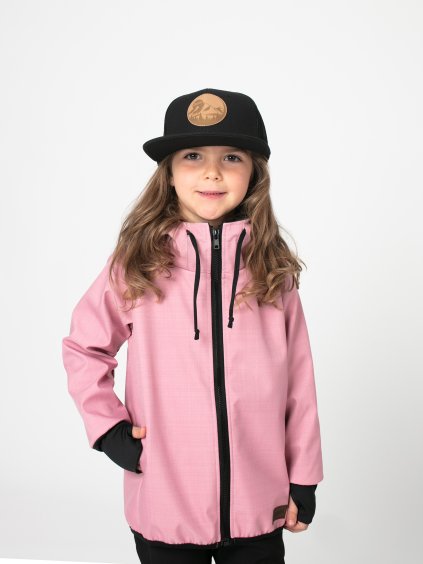 Drexiss softshellová bunda OLD PINK, Drexiss kšiltovka BLACK