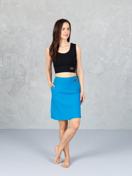 Drexiss sukně CALLA SHORT AZUR, Drexiss tílko GLAM BLACK