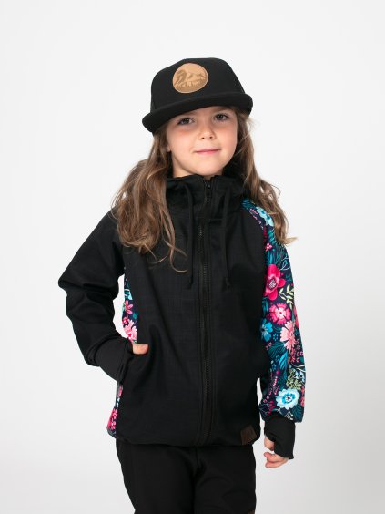 Drexiss softshellová bunda TINY FLOWERS, Drexiss kšiltovka BLACK (2)