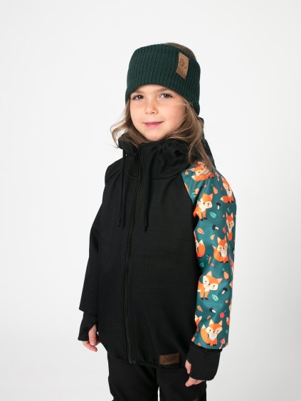 Drexiss softshellová bunda LITTLE FOX, Drexiss čelenka ICE LINE DARK GREEN (2)