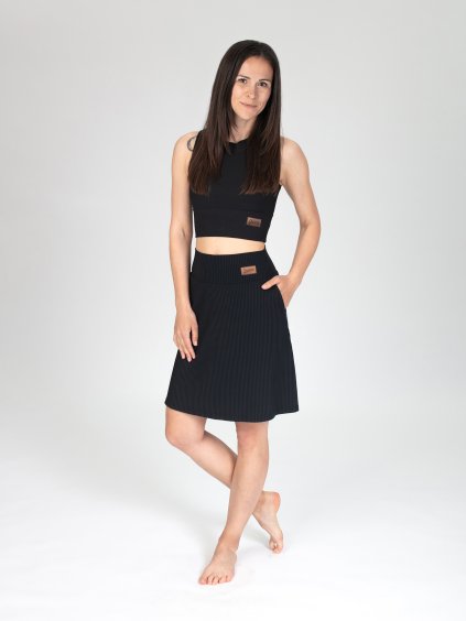 Drexiss sukně CALLA SHORT BLACK, Drexiss tílko FEEL BLACK