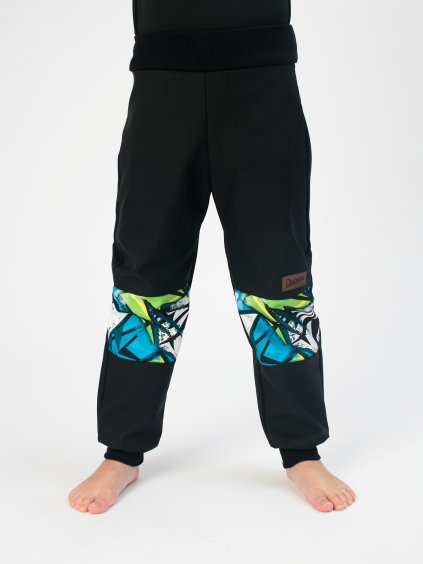 Drexiss softshellové kalhoty GRAFFITI GREEN