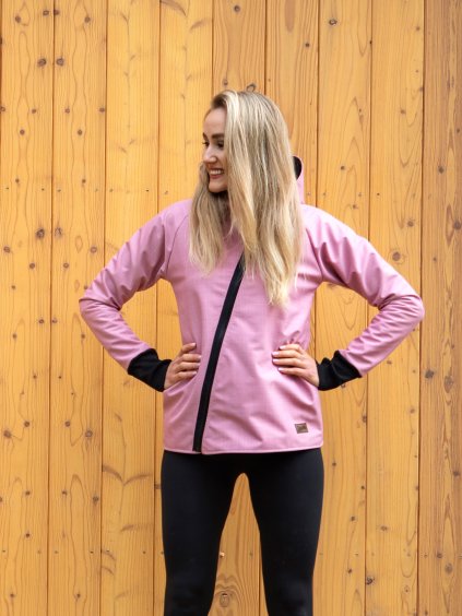 Drexiss softshellový kabát OLD PINK