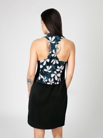 Drexiss funkční šaty FIT FLOWERS GREY