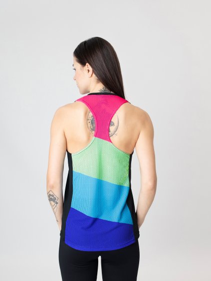 Drexiss funkční tílko FIT STRIPE NEON