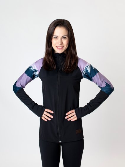 Drexiss outdoorová mikina MOVE MOUNTAINS VIOLET