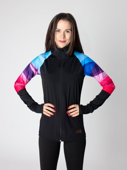 Drexiss outdoorová mikina MOVE SHAPES PINK