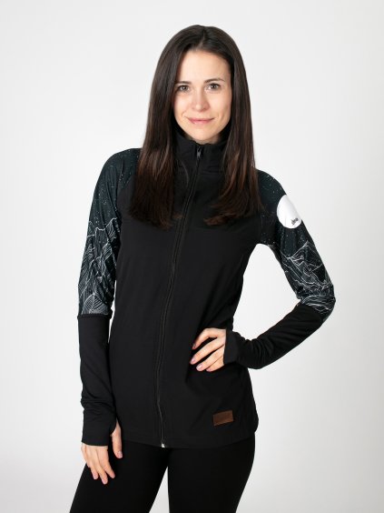 Drexiss outdoorová mikina MOVE DIAMOND BEACH BLACK