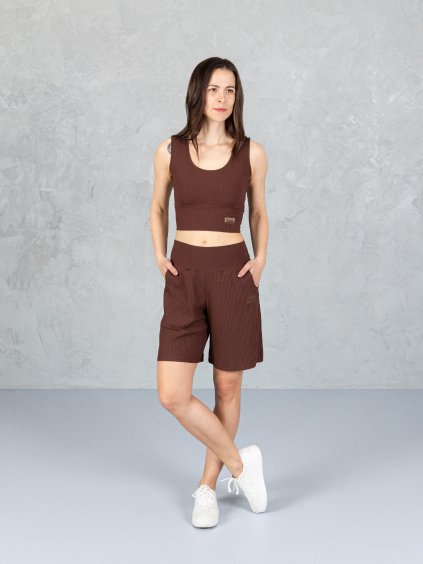 Drexiss tílko GLAM COFFEE, Drexiss kraťasy SOUL SHORT COFFEE