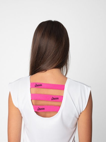 Drexiss CoolMax tričko WHITE PINK