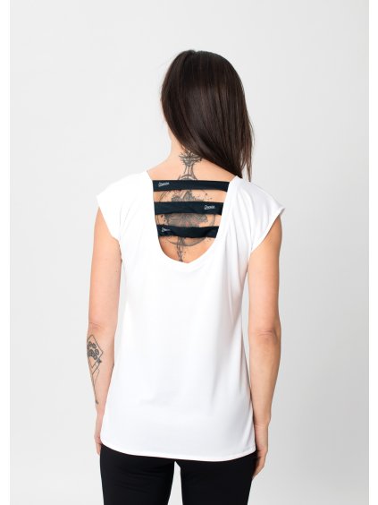 Drexiss CoolMax tričko WHITE BLACK (2)