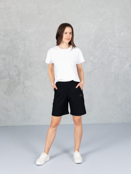 Drexiss kraťasy SOUL SHORT BLACK, Drexiss tričko FLOW WHITE