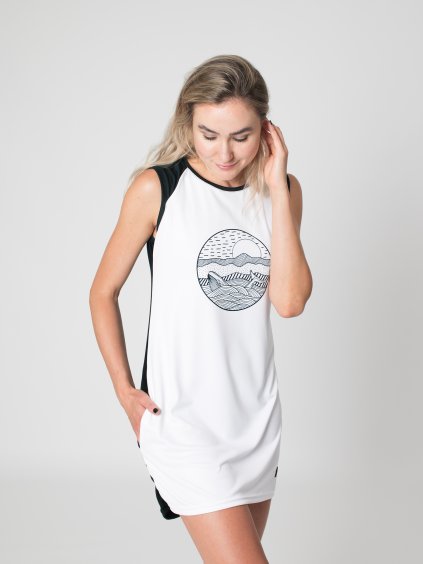 Drexiss funkční CoolMax šaty BLACK WHITE WHALE
