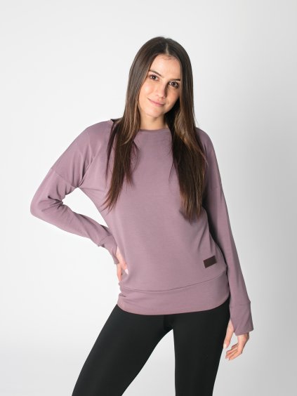 Drexiss dámská mikina BELLA OLD VIOLET