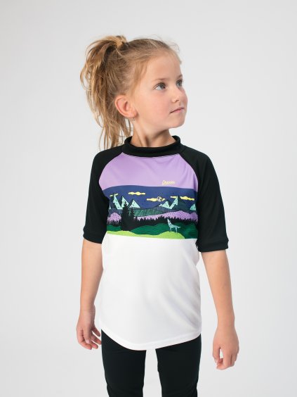 Drexiss STRIPE WOLF HOLKA COOLMAX krátký rukáv