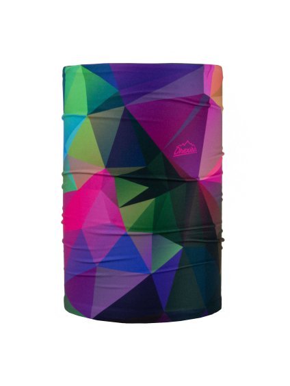 Drexiss funkční nákrčník SHAPES COLOURS PINK