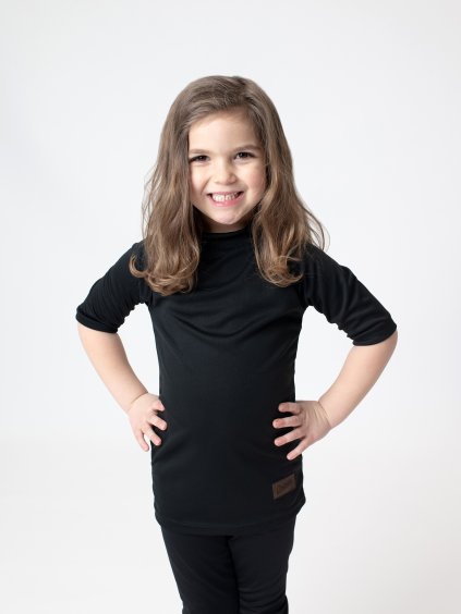 Drexiss ALL BLACK COOLMAX krátký rukáv